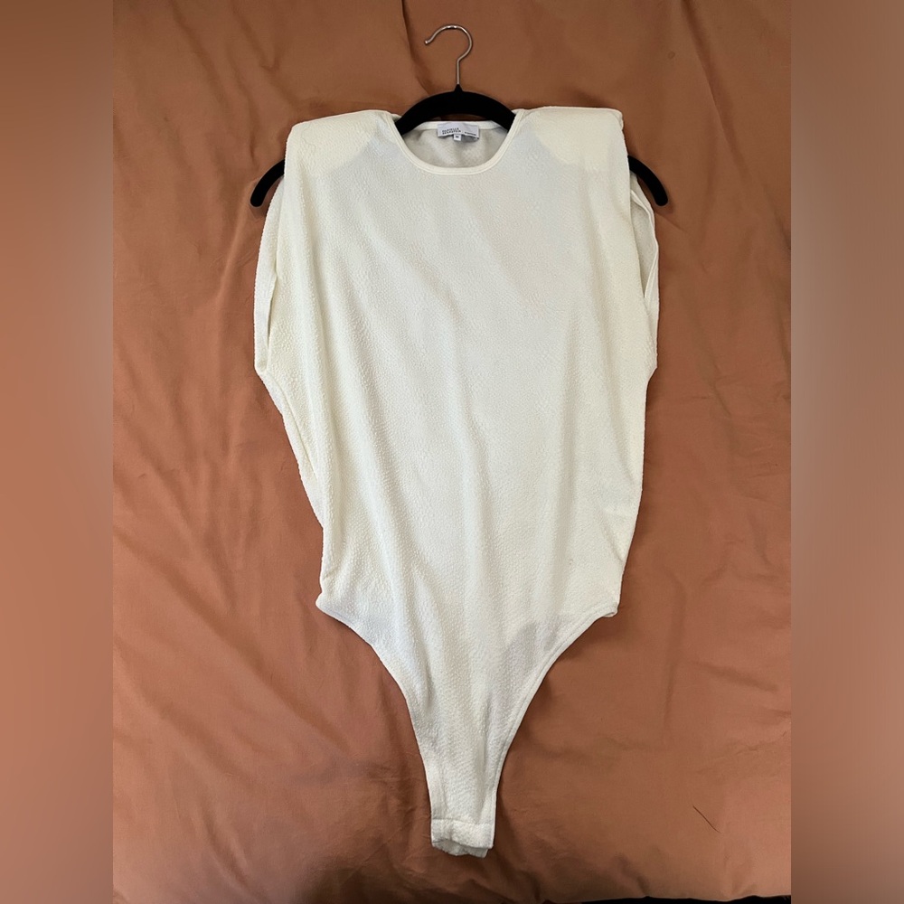 DANIELLE BERNSTEIN Shoulder Pad Bodysuit